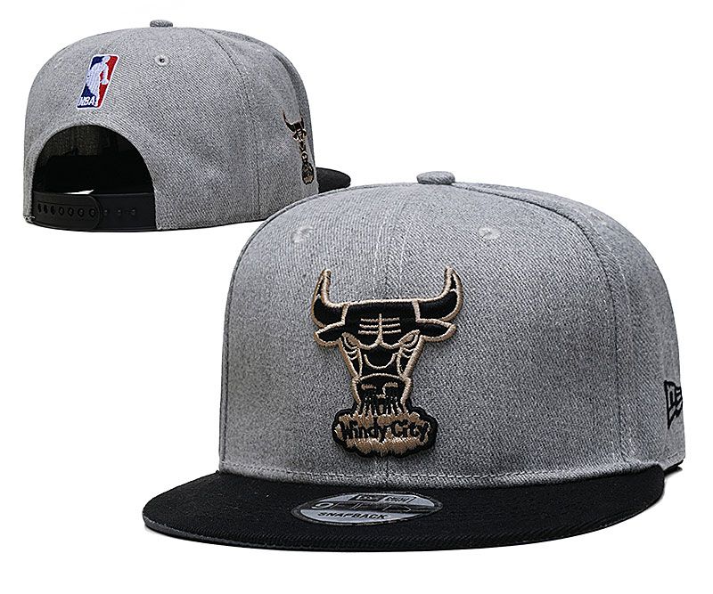 2021 NBA Chicago Bulls Hat TX 07075->nfl hats->Sports Caps